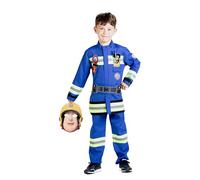 Ciao Sam il Pompiere New Uniform costume travestimento bambino originale (Taglia 3-4 anni) con maschera