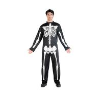 Ciao- Scheletro costume travestimento uomo adulto (Taglia unica)