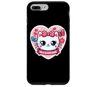 Ciao Secondo Grado 2nd Grader Ragazza Gattino Gatto Ritorno A Scuola Custodia per iPhone 7 Plus/8 Plus