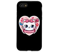 Ciao Secondo Grado 2nd Grader Ragazza Gattino Gatto Ritorno A Scuola Custodia per iPhone SE (2020) / 7/8