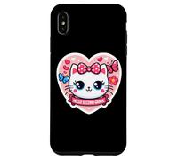 Ciao Secondo Grado 2nd Grader Ragazza Gattino Gatto Ritorno A Scuola Custodia per iPhone XS Max