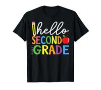 Ciao Secondo Grado Team 2 ° Grado Ritorno a Scuola Insegnante Kid Maglietta