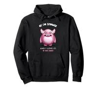 Ciao, Sono Strano e Lo Adoro - Be You Nique (Grafica Divertente) Felpa con Cappuccio