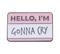 Ciao, Sono Super Smalto Pin - Personalizzato, Con Il mio nome, Problemi Meglio Di Spilla Distintivo Risvolto Divertente Scatola di Dialogo Slogan Gioielli, normale, Metallo non prezioso