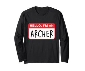 Ciao, Sono Un Arciere - Divertente Maglia a Manica
