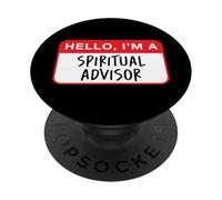 Ciao, sono un consulente spirituale - Divertente PopSockets PopGrip Adesivo
