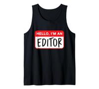 Ciao, Sono Un editore - Divertente Canotta