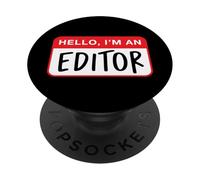 Ciao, sono un editore - Divertente PopSockets PopGrip Adesivo