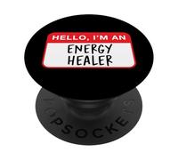 Ciao, sono un guaritore energetico - Divertente PopSockets PopGrip Adesivo