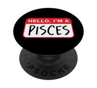Ciao, sono un Pesci - Astrologia divertente PopSockets PopGrip Adesivo