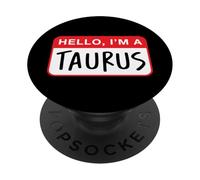 Ciao, sono un Toro - Funny Astrology PopSockets PopGrip Adesivo