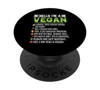 Ciao, sono un vegano PopSockets PopGrip Adesivo