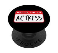 Ciao, sono un'attrice - Divertente PopSockets PopGrip Adesivo