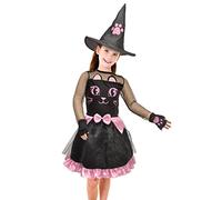 Ciao- Strega gattina Kitty costume travestimento bambina (Taglia 10-12 anni)