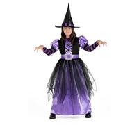 Ciao- Streghetta Viola costume travestimento bambina (Taglia 5-7 anni)