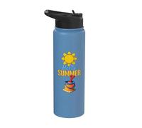 Ciao Summer Squad Mattoni Builder Building Block Beach Stainless Steel Insulated Water Bottle