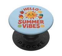 Ciao Summer Vibes Sunshine Cartoon PopSockets PopGrip Adesivo