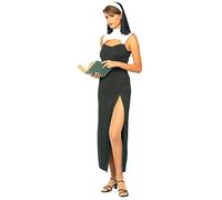 Ciao Costume Carnevale Abito Suora Sexy Nero Donna Adulto Taglia Unica 40-42