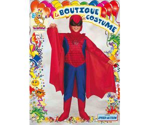 Ciao Supereroe Speed Action Costume Carnevale Rosso Blu Bambino