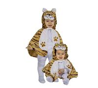 Ciao Tigrotto mantellino Baby (Taglia 0-4 Anni) Travestimenti Neonati, Marrone/Nero, Unisex Bambino