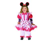 Ciao Topina Costume Bambina, Bianco/Rosso, 1-2 Anni