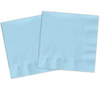 Tovaglioli carta FSC compostabili (33x33cm, doppio velo), 20 pezzi, azzurro pastello