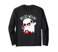 Ciao tra Divertente Fantasma Gioco di Parole Maglia a Manica