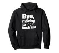 Ciao, Trasferirsi in Australia Felpa con Cappuccio