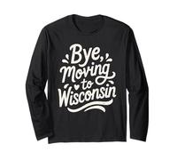 Ciao, trasferirsi in Wisconsin Maglia a Manica