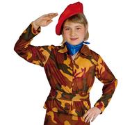 Ciao Travestimento Soldatessa Costume Carnevale Multicolore Mimetica Bambina