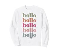 Ciao Uomini, Donne e Bambini Che Amano salutare Il Mattino Felpa