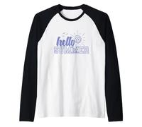 Ciao Vacanze Estive al Mare Maglia con Maniche Raglan