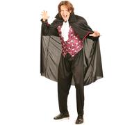 Ciao Vampiro Conte Dracula Costume Halloween Uomo Taglia Unica