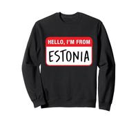 Ciao, vengo dall'Estonia Felpa