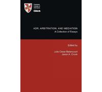 CIArb ADR, Arbitration, and Mediation (Tascabile)
