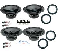 CIARE CW170Z - CZ170 KIT 4 X VOLKSWAGEN POLO DAL 02>09 CON SUPP/CONN ANT/POST