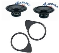 CIARE CW170Z KIT CASSE FIAT 500 ABARTH WOOFER 165mm 120W SUPP E CONN POST AUTO
