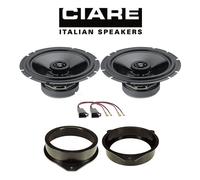 CIARE CZ170 Kit 2 casse per AUDI A4 01>08 con SUPPORTI e CONNETTORI ALTOPARLANTI