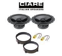 CIARE Kit 2 casse COASSIALI per FIAT IDEA con SUPPORTI e CONNETTORI altoparlanti