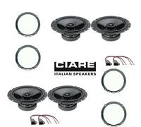 CIARE Kit 4 casse per VW SCIROCCO 2008> con ADATTATORI CONNETTORI ANT/POST