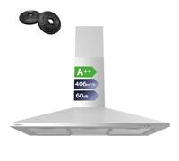 CIARRA ASS9201 Cappa Aspirante 90 cm 406 m³/h Argento