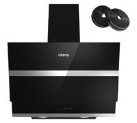 Ciarra AW6736NB Cappa aspirante decorativa inclinata 60 cm A+++ Nero