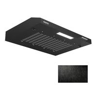 CIARRA CBCB6903 Cappa Aspirante 60cm Sottopensile & Montaggio a Parete Nero