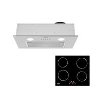 Ciarra CBCS5913A Cappa Aspirante 52cm e CABBIH4-D Piano Cottua a Induzione 4 Fuochi