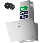 CIARRA CBCS6762A Cappa Aspirante Inclinata 60 cm 674 m³/h
