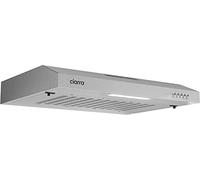 CIARRA CBCS6903 Cappa Aspirante 60 cm Sottopensile Cappa da Cucina con Pannello Argento LED Montaggio a Parete con Ventola Estrattore (Argento) inclusa carbone CBCF001