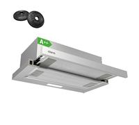 CIARRA CBCS6906D Cappa Aspirante Telescopica 60 cm 391 m³/h Argento