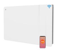 CIARRA CBHTD15A-W Radiatore a Inerzia da 1500W con Ceramica e Pellicola Riscaldante - WiFi, Programmatore, Blocco Bambini - Distribuzione Uniforme del Calore - Protezione Antigelo(10-20 m²)
