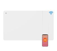 CIARRA CBHTD15A-W Radiatore a Inerzia da 1500W con Ceramica e Pellicola Riscaldante - WiFi, Programmatore, Blocco Bambini - Distribuzione Uniforme del Calore - Protezione Antigelo(10-20 m²)