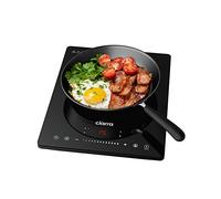 CIARRA CBTIH1 Piano Cottura a Induzione 2000W 8 Livelli Controllo Touch Sicurezza Multiplo Timer Spegnimento Automatico Blocco Bambini Vetro Ceramico Nero